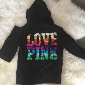 Black Victoria’s Secret bling hoodie